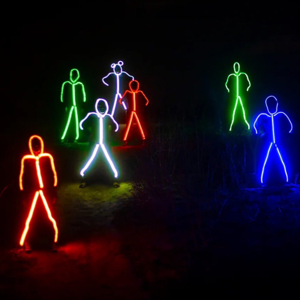ADULT LED STICKMAN COSTUME - Picture 3 of 8